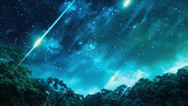 Watch the Lyrids Meteor Shower Illuminate the Night Sky With Stunning Trails in April