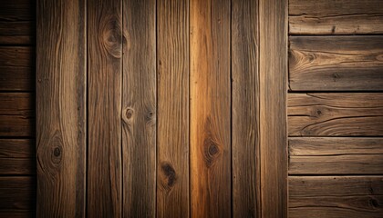 Rustic Wooden Wall Texture: Warm Brown Wood Panel Background for Design, Marketing, and Creative Projects