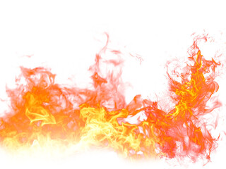 Collection of Bright, fiery flames rising against a dark black background and Transference 