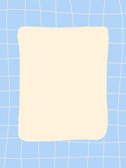 Vintage hand drawn frames with lines, ribbons, and swirls. Colorful minimalist borders in Italian summer style. Decorative elements, stamps, and outlines. Vector template for poster, invitation, card