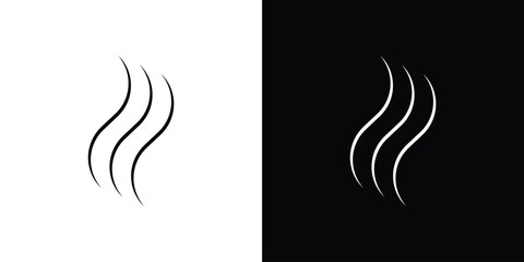 Fototapeta premium Hair icons vector.Editable stroke.linear style sign