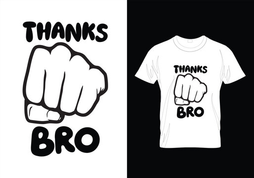 Thanks bro fist bump graphic design