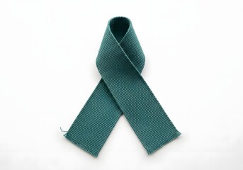 A vibrant, modern 3D design of a DNA strand transforming into a colorful, stylized awareness ribbon on a clean mockup background. Symbolizes genetic health conditions and support.