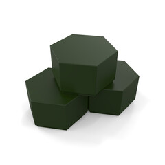 Minimalist Product Package on White Background for Branding Presentation and Clean Professional Mockup Design Use