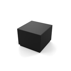 Minimalist Product Package on White Background for Branding Presentation and Clean Professional Mockup Design Use