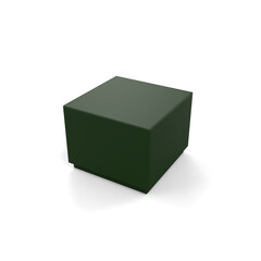 Minimalist Product Package on White Background for Branding Presentation and Clean Professional Mockup Design Use