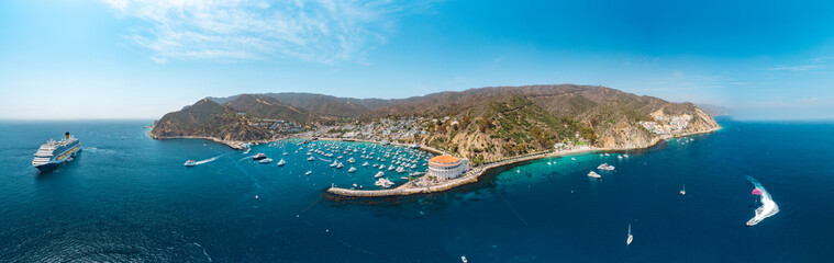 Full view of Catalina Island panorama