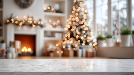 Cozy christmas 2025 living room holiday interior scene