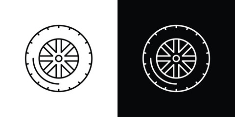 Tire icon logotype designs. modern icon design set © Dawid