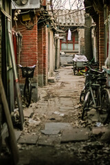 Narrow Alleyway in a Chinese City
