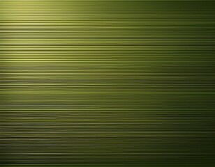 Obraz premium olive green brushed metal texture background with horizontal lines creating a sleek and modern surface for various design and industrial applications