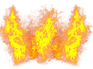 Collection of Bright, fiery flames rising against a dark black background and Transference