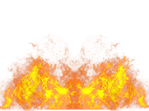 Collection of Bright, fiery flames rising against a dark black background and Transference