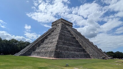 Mayan pyramid El Castillo at Chichen Itza in Quintana Roo, Mexico