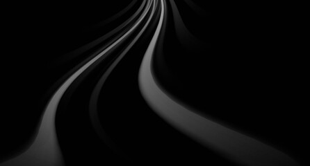 black with curved lines and soft noise