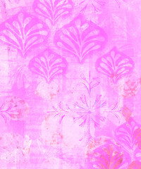 vintage-inspired damask wallpaper