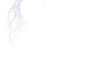 Collections of Bright electric flashes of a lightning bolt illuminate the night sky during a powerful thunderstorm