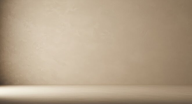 Magnifique fond textur&eacute; de mur en pl&acirc;tre, montrant une surface brute et uniforme de couleur beige tr&egrave;s p&acirc;le, doux, d&eacute;cor, ma&ccedil;onnerie