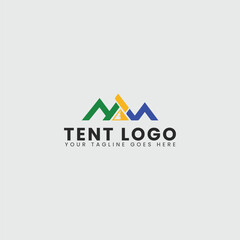 Tent rental and event service logo design