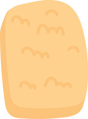 Cartoon Bread Slice