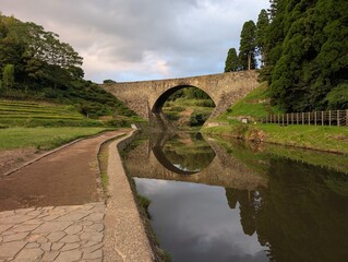 Naklejka premium View of Tsujun Bridge