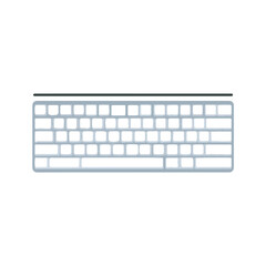Minimalist Computer Keyboard Icon for Tech and Design