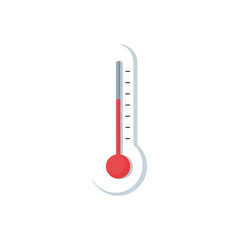 Thermometer Icon Illustrating Temperature, Heat, and Measurement