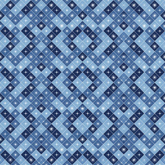 seamless pattern of blue tiles