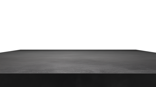 Barren rocky landscape with grainy texture and gray tones on transparent background