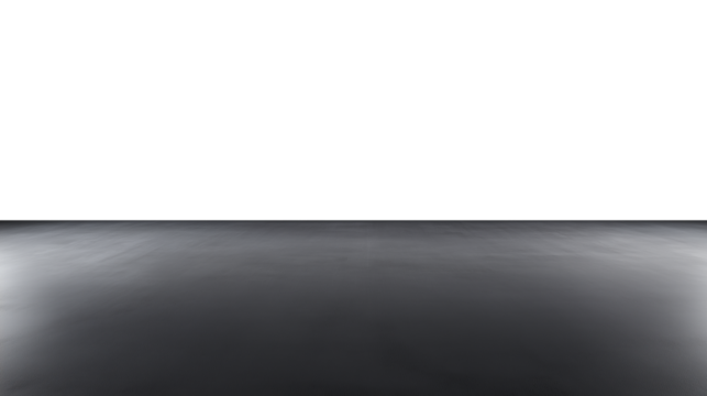 Black and white landscape of tranquil water with transparent background