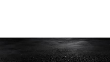 Minimalist reflective surface with gradient background on transparent background