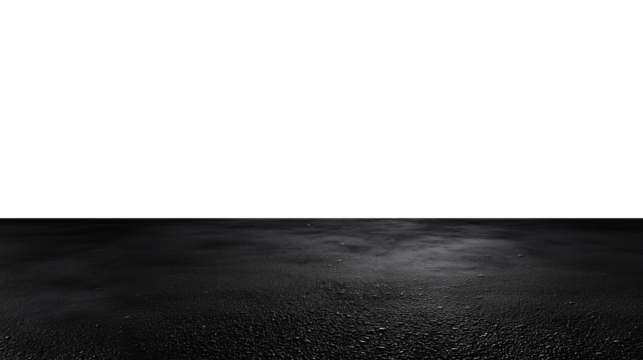 Minimalist reflective surface with gradient background on transparent background