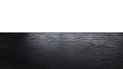 Monochromatic textured terrain with a defined horizon line and transparent background