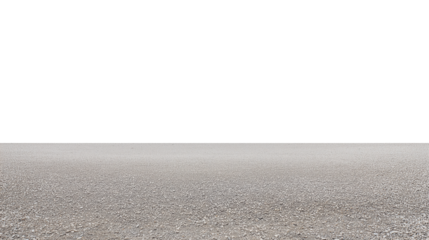 Vast body of water with calm surface and seamless horizon on transparent background