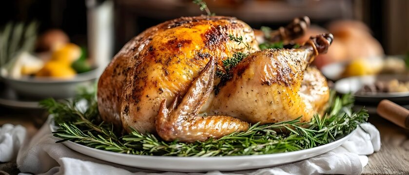 Thanksgiving with vegetables.