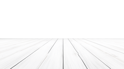 Minimalist wooden floor with light-colored planks and parallel lines on transparent background
