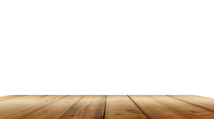 Light brown wooden floor with visible grain and parallel planks on transparent background
