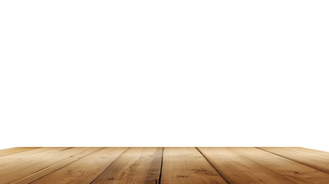 Light brown wooden floor with visible grain and parallel planks on transparent background