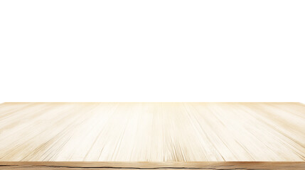 Light-colored wooden surface with fine grain patterns on transparent background