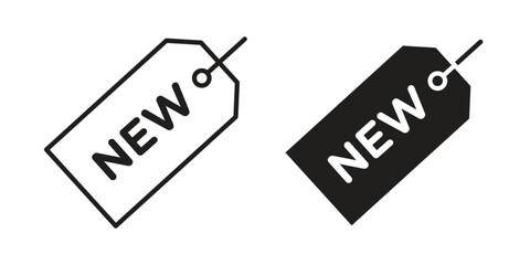 New icon concept outline symbol design. Simple element illustration.