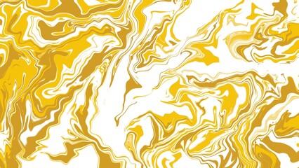 Luxury gold and white abstract marbled pattern illustration.