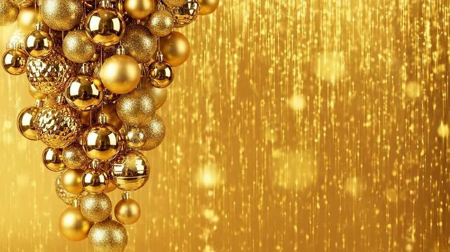 Golden Decorative Elements for Celebrations and Events, Shiny Ornaments, Party Accessories, Festive Decorations