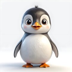Fototapeta premium 3D Baby Penguin Mascot