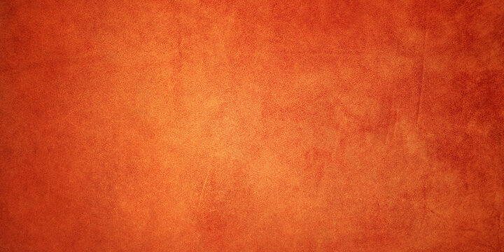 Orange suede with scratches retro effect as a background.