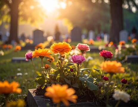 Flor cemit&eacute;rio 