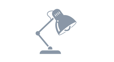 Elegant desk lamp illustration for study room lighting and modern workspace design