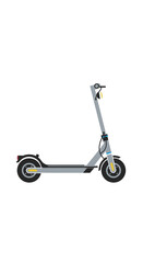 Electric scooter illustration for modern urban transport and eco friendly lifestyle concept