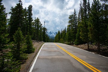 Obraz premium Road to Brainard Lake, Colorado
