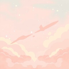 abstract background with airplane