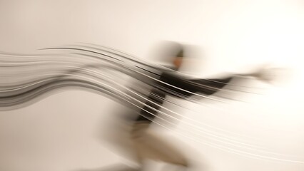 trajectory. Abstract motion lines depicting the energy of a forceful throw. event key visuals, club posters, designed for fitness apps and gym onboarding, drives event promotion.